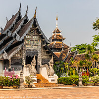 Buy canvas prints of Viaharn in Wat Chedi Luang, Chinag Mai, Thailand by Kevin Hellon