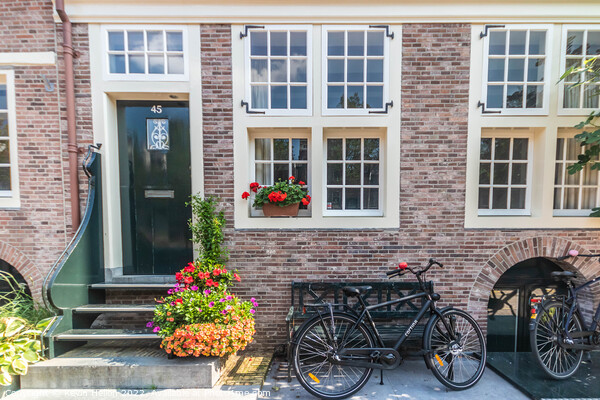House on the Brouwersgracht, Amsterdam, Netherlands Picture Board by Kevin Hellon