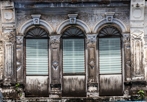 Sino Portuguese architecture windows Picture Board by Kevin Hellon