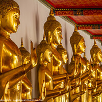Buy canvas prints of Stupas, Wat Pho, Bangkok, Thailand by Kevin Hellon