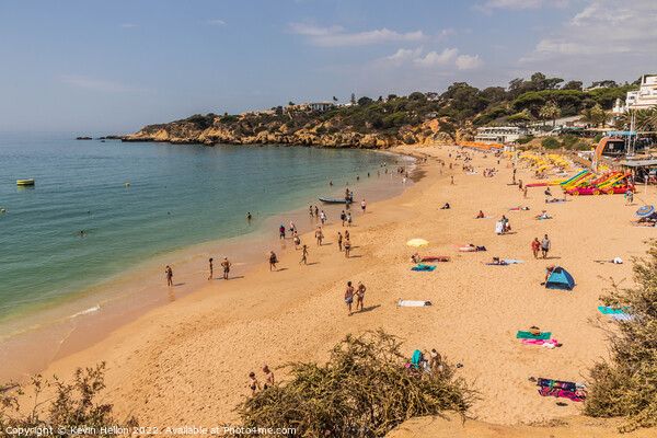 Oura Beach, Albufeira, Algarve, Portugal Picture Board by Kevin Hellon