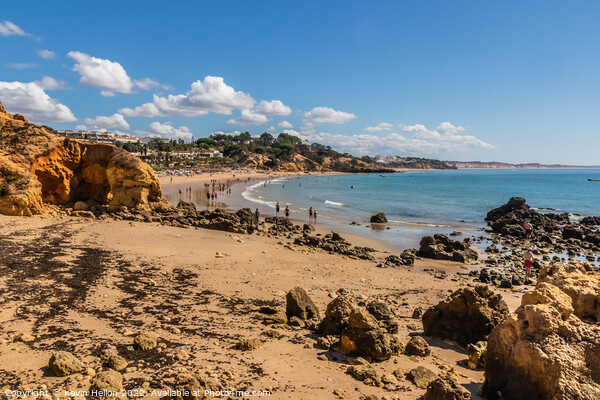 Praia Santa Eulalia, Albufeira, Algarve, Portugal Picture Board by Kevin Hellon