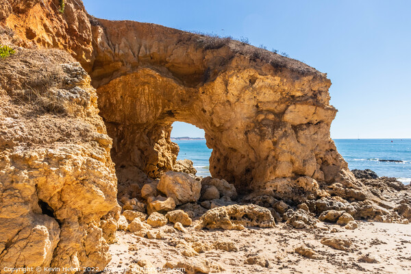 Praia Santa Eulalia, Albufeira, Algarve, Portugal Picture Board by Kevin Hellon