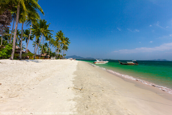 Beautiful beach on Koh Mook, Picture Board by Kevin Hellon