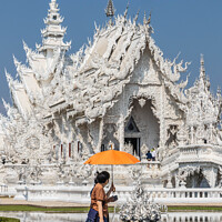 Buy canvas prints of Wat Rong Khun or the White Temple, by Kevin Hellon