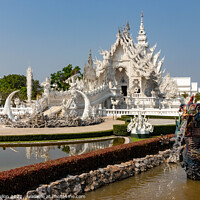 Buy canvas prints of Wat Rong Khun or the White Temple, by Kevin Hellon