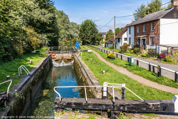 Dudswell Lock 48, Grand Union Canal, Picture Board by Kevin Hellon