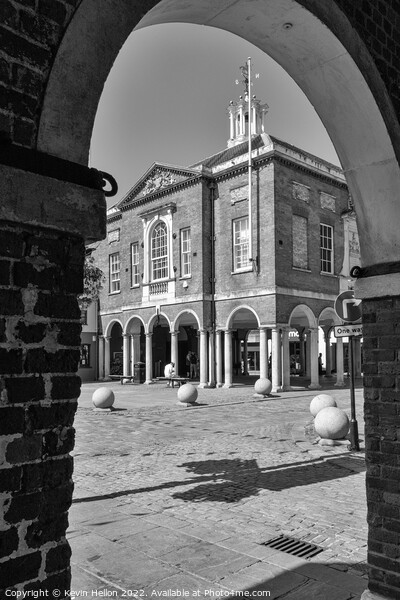 The Guidhall taken from the Corn Exchange, High Wycombe, Picture Board by Kevin Hellon