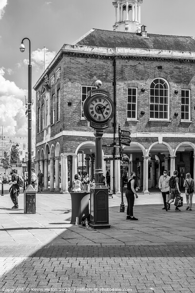 The Millenium Clock anf the Guidhall, High Wycombe, Picture Board by Kevin Hellon