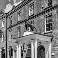 Buy canvas prints of The Red Lion, symbol of High Wycombe, by Kevin Hellon
