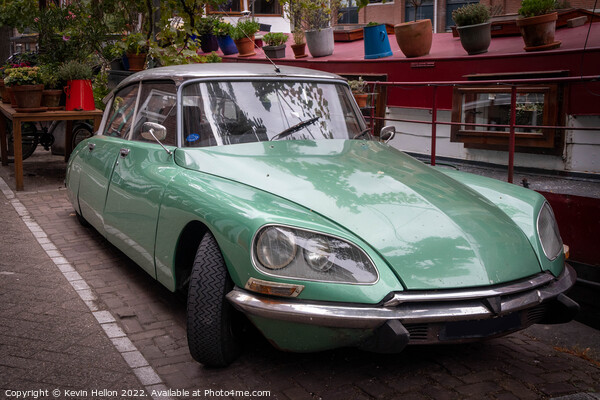 Classic Citroen DS saloon car Picture Board by Kevin Hellon