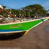 Buy canvas prints of Traditional boat prow, Galle, Sri Lanka by Kevin Hellon