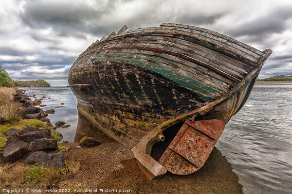 Shipwreck, Anglesey, Gwynedd, North Wales Picture Board by Kevin Hellon