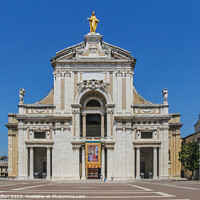 Buy canvas prints of Basilica Santa Maria degli Angeli. Assisi, by Kevin Hellon