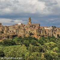 Buy canvas prints of View of Pitigliano, Tuscany, Italy  by Kevin Hellon