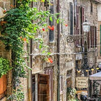Buy canvas prints of Street in Pitigliano, Tuscany, Italy by Kevin Hellon