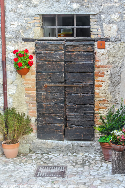 House number 4, Labro, Lazio, Italy Picture Board by Kevin Hellon