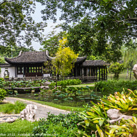 Buy canvas prints of Japanese Garden, Rama IX Park, Bangkok, Thailand by Kevin Hellon