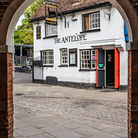 Buy canvas prints of The Antelope Inn, High Wycombe, Buckinghamshire, England by Kevin Hellon