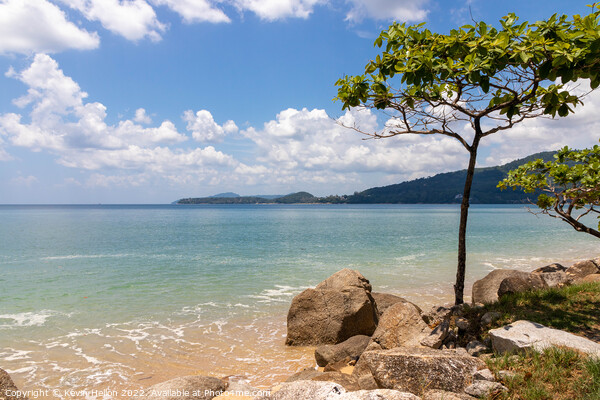 Hua Beach, Kamala, Phuket, Thailand Picture Board by Kevin Hellon
