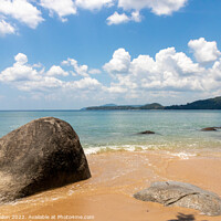 Buy canvas prints of Hua Beach, Kamala, Phuket, Thailand by Kevin Hellon