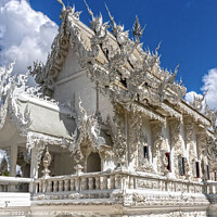 Buy canvas prints of Wat Rong Khun  by Kevin Hellon