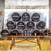 Buy canvas prints of Sherry tasting cellar, Jerez, Spain by Kevin Hellon