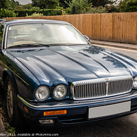 Buy canvas prints of Daimler Sovereign classic car by Kevin Hellon