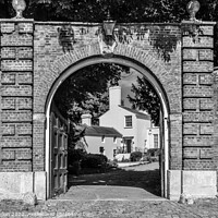 Buy canvas prints of Entrance to Prebendal House, Old Aylesbury, by Kevin Hellon