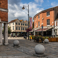 Buy canvas prints of High Street/ Church Street, High Wycombe, by Kevin Hellon