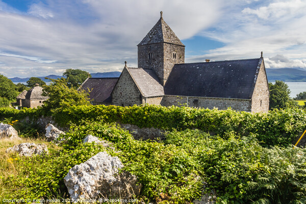 St Seiriol's Church, Penmon Priory Church Picture Board by Kevin Hellon