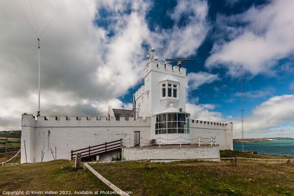 Point Lynas Lighthouse, Anglesey, Gwynedd, Wales Picture Board by Kevin Hellon