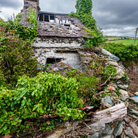 Buy canvas prints of Ruins of a cottage, by Kevin Hellon