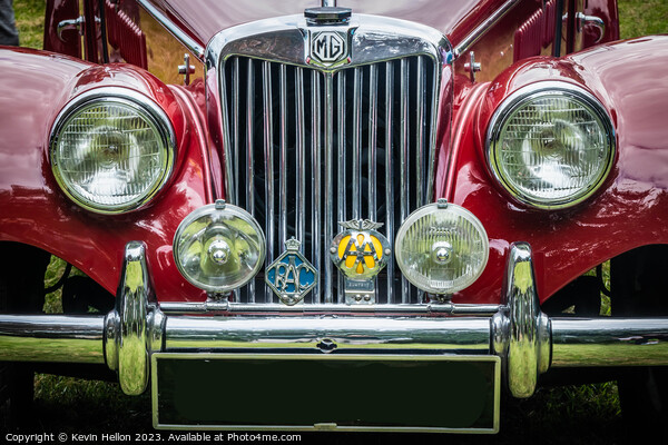 MG TF classic British sports car Picture Board by Kevin Hellon