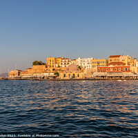 Buy canvas prints of The Venetian harbour, Chania, by Kevin Hellon