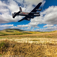 Buy canvas prints of WW2 Avro Lancaster Bomber by Kevin Hellon