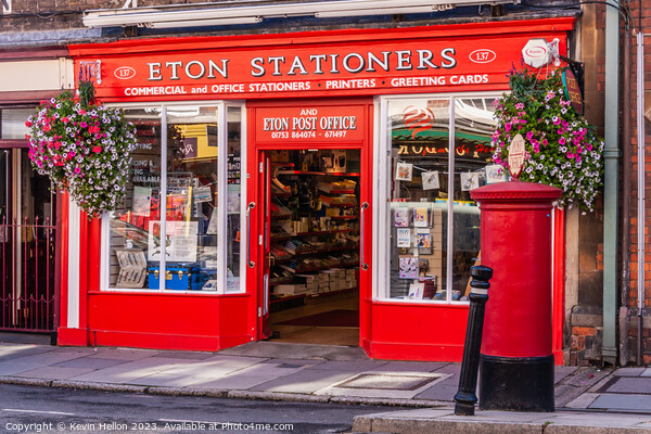 Eton stationers and Post Office,  Picture Board by Kevin Hellon