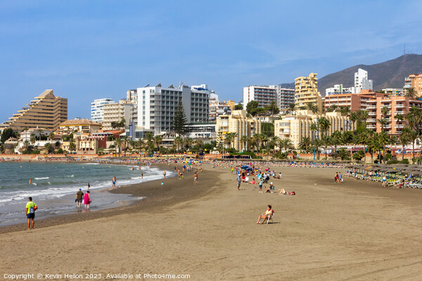 Benalmadena Beach, Costa del Sol, Spain Picture Board by Kevin Hellon