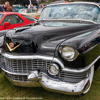 Buy canvas prints of A black Series 62 Cadillac Convertible. Series 62 by Kevin Hellon