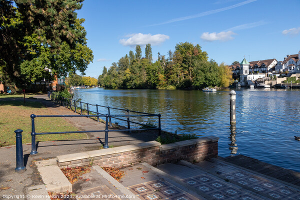 The River Thames at Maidenhead, Picture Board by Kevin Hellon