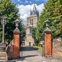 Buy canvas prints of St Marys Church, Aylesbury Old Town by Kevin Hellon