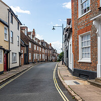 Buy canvas prints of Looking down Castle Street, Old Aylesbury, by Kevin Hellon