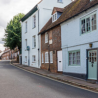 Buy canvas prints of Houses on Castle Street, Old Aylesbury, by Kevin Hellon