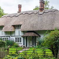 Buy canvas prints of English country cottage by Kevin Hellon
