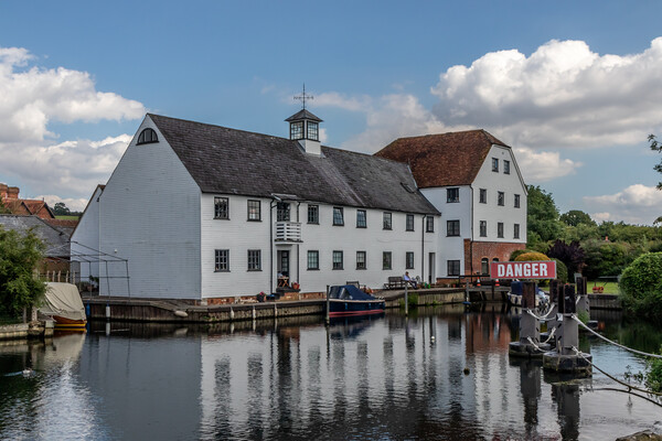 Hambleden Mill, River Thames Picture Board by Kevin Hellon