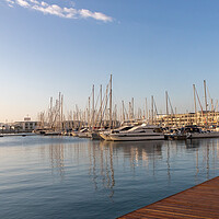 Buy canvas prints of Alicante marina, Spain by Kevin Hellon