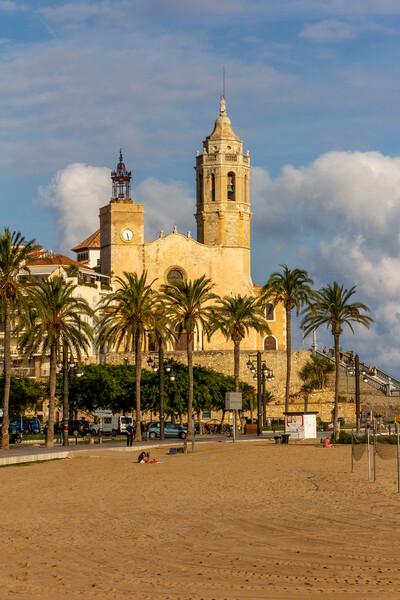 Church of Sant Bartomeu & Santa Tecla, Sitges, Spain Picture Board by Kevin Hellon
