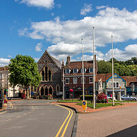 Buy canvas prints of The Broadway, Chesham by Kevin Hellon