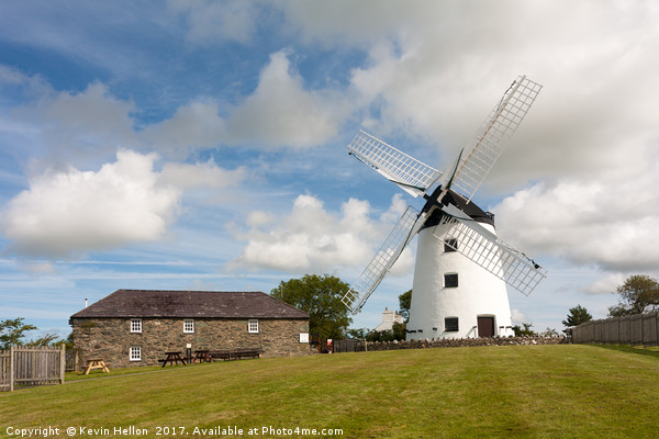 Llynon mill and farm, Llandeusant, Anglesey, Wales Picture Board by Kevin Hellon
