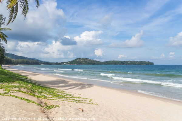Bang Tao beach, Phuket, Thailand, on a beautiful, sunny day Picture Board by Kevin Hellon